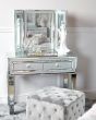Grey Tinted Glass Console Table