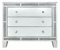 Italian Designed Mirrored 3 Drawer Large Chest Of Drawers