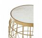Kanpur Brass Basket Side Table