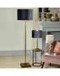Keva Clear Glass and Antique Brass Floor Lamp - Base Only
