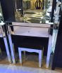 Little Mirrored Dressing Table Set
