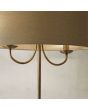 Madeleine Antique Brass Metal Candelabra Table Lamp