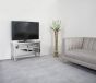 Maria Silver Wood and Mirrored 2 Drawer TV Unit