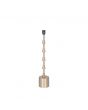 Matt Brass Bamboo Design Table Lamp - Base Only