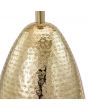 Miriam Shiny Gold Metal Hammered Table Lamp - Base Only