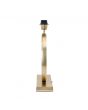 Orla Shiny Gold Metal Statement Circle Table Lamp - Base Only
