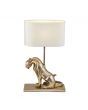 Osa Shiny Gold Metal Jaguar Table Lamp - Base Only