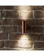 Outdoor Copper Metal Dual Wall Light