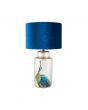 Peacock Tall Silver Ceramic Table Lamp - Base Only
