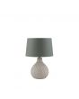 Rhea Grey Geo Ceramic Table Lamp