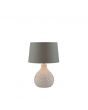 Rhea Grey Geo Ceramic Table Lamp