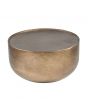Sangli Hammered Metal Antique Brass Effect Small Table