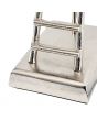 Shiny Silver Metal Ladder Man Table Lamp - Base