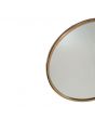Sophia Gold Metal Round Wall Mirror