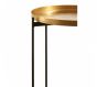 Templar Gold Finish Iron Top Side Table