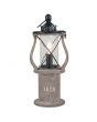 Victorian Antique Wood Lantern Table Lamp