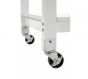 White Kitchen Trolley With Shelves On Wheels