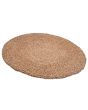 Woven Light Brown Water Hyacinth Round Rug