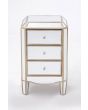Mirrored French Champagne Side Chest